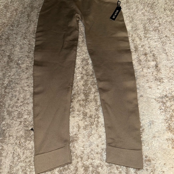 NWT SET Active Taupe Leggings - Picture 9 of 10
